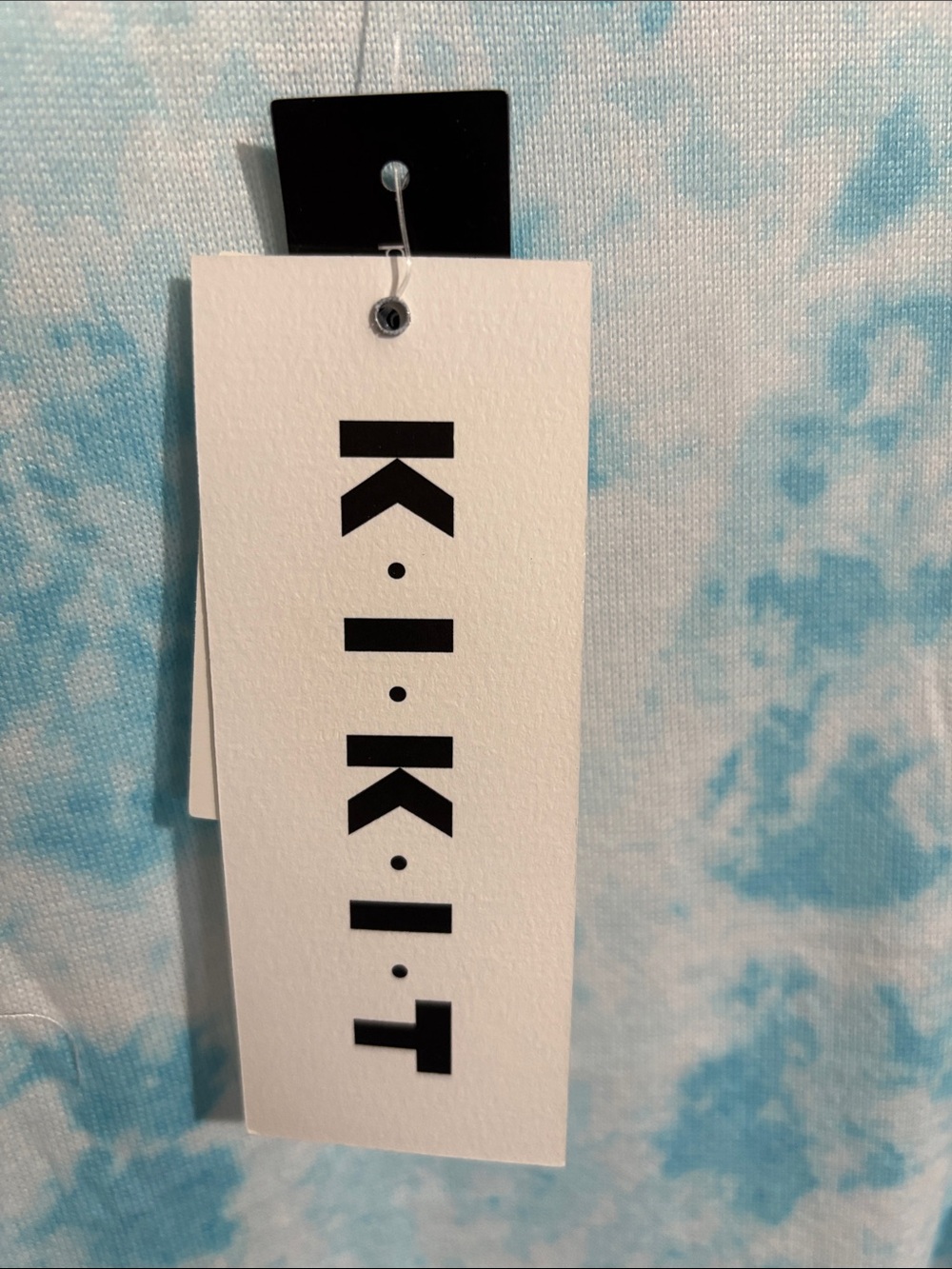 KIKIT - NWT - Women's Blue Tie-Dye Long Sleeve Top & Shorts Pajama Set (size XL) - Picture 2 of 12